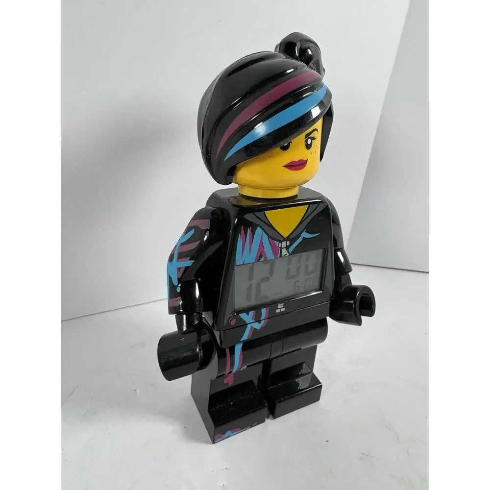 The LEGO Movie Wyldstyle Digital Alarm Clock 9in Tall Wild Style - Tested Works